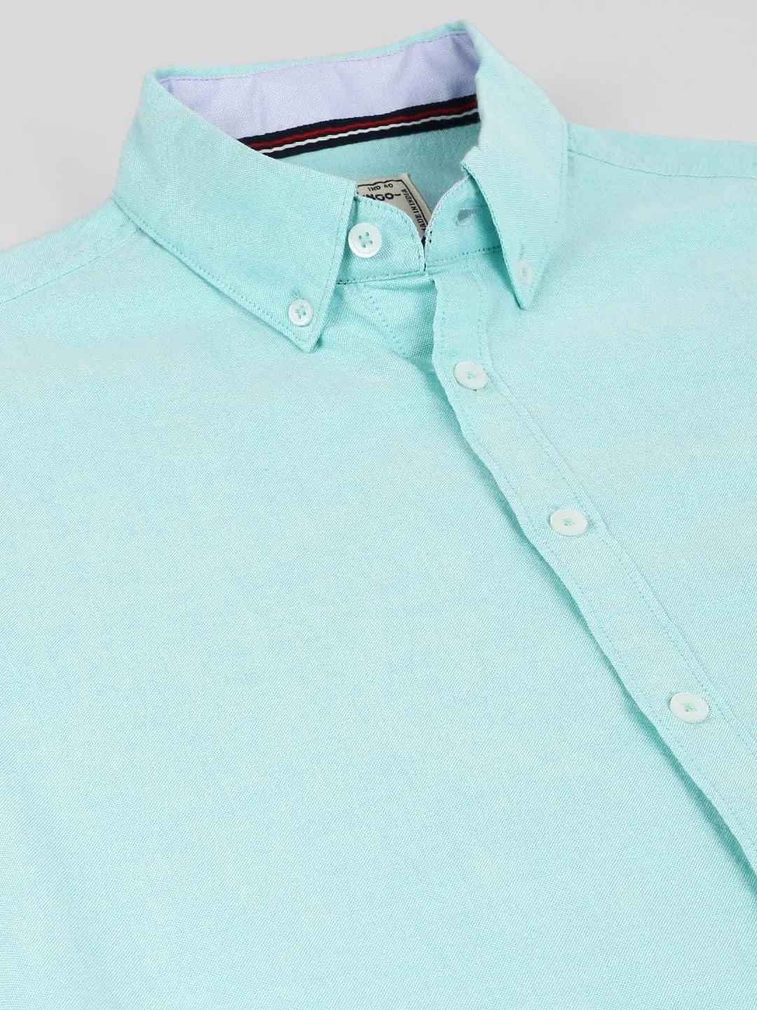 Solid Slim Fit Full Sleeves with Button Down Collar Casual Shirt for Men