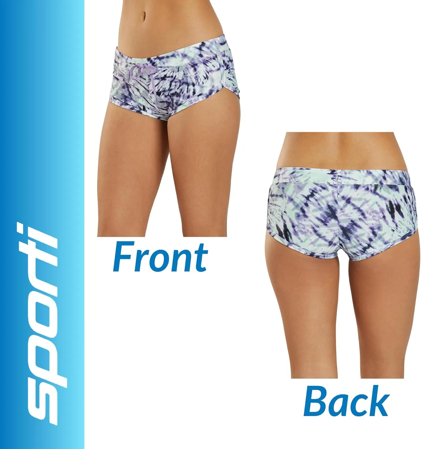 Sporti Women's Swim Shorts: Inspiring Confidence, Comfort and Shape Retaining Cheeky Boyshort- Swim Shorts Women