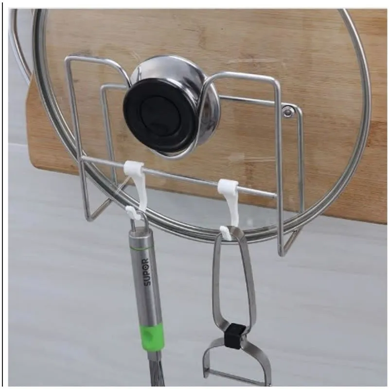 Stainless Steel Pot Cover Rack