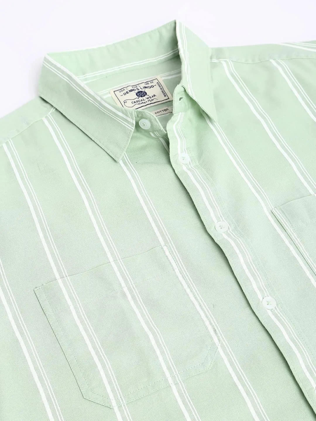 Striped Slim Fit Half Sleeves Casual Shirt for Men