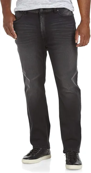 True Nation by DXL Big and Tall Athletic-Fit Jeans, Cool Blue