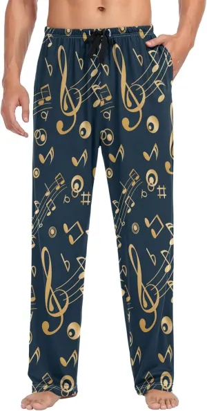 visesunny Men's Pajama Pants 100% Cotton Lounge Soft Warm Sleepwear Pants PJ Bottoms Drawstring and Pockets