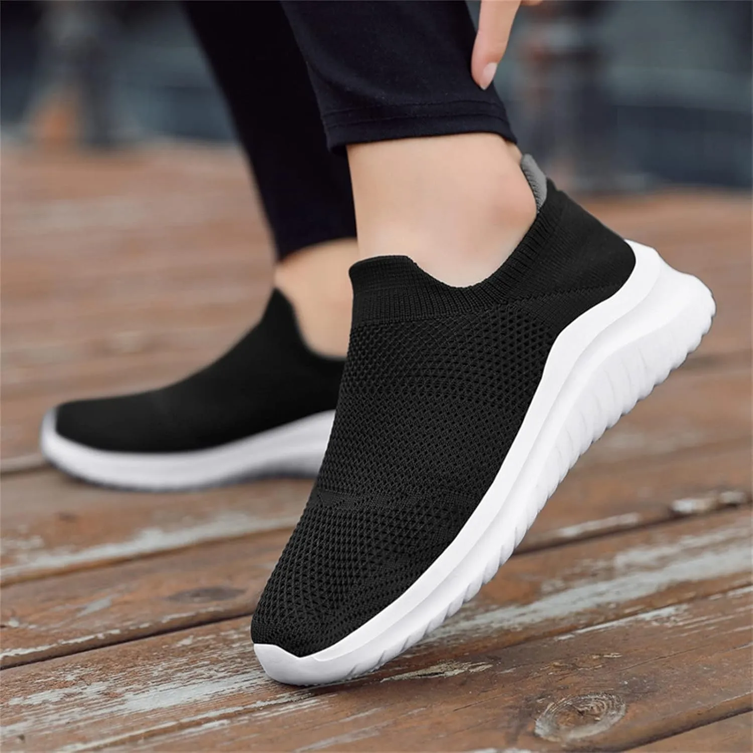 Women's Running Shoes Lightweight Comfortable Walking Tennis Shoes Non Slip Breathable Athletic Workout Sneakers
