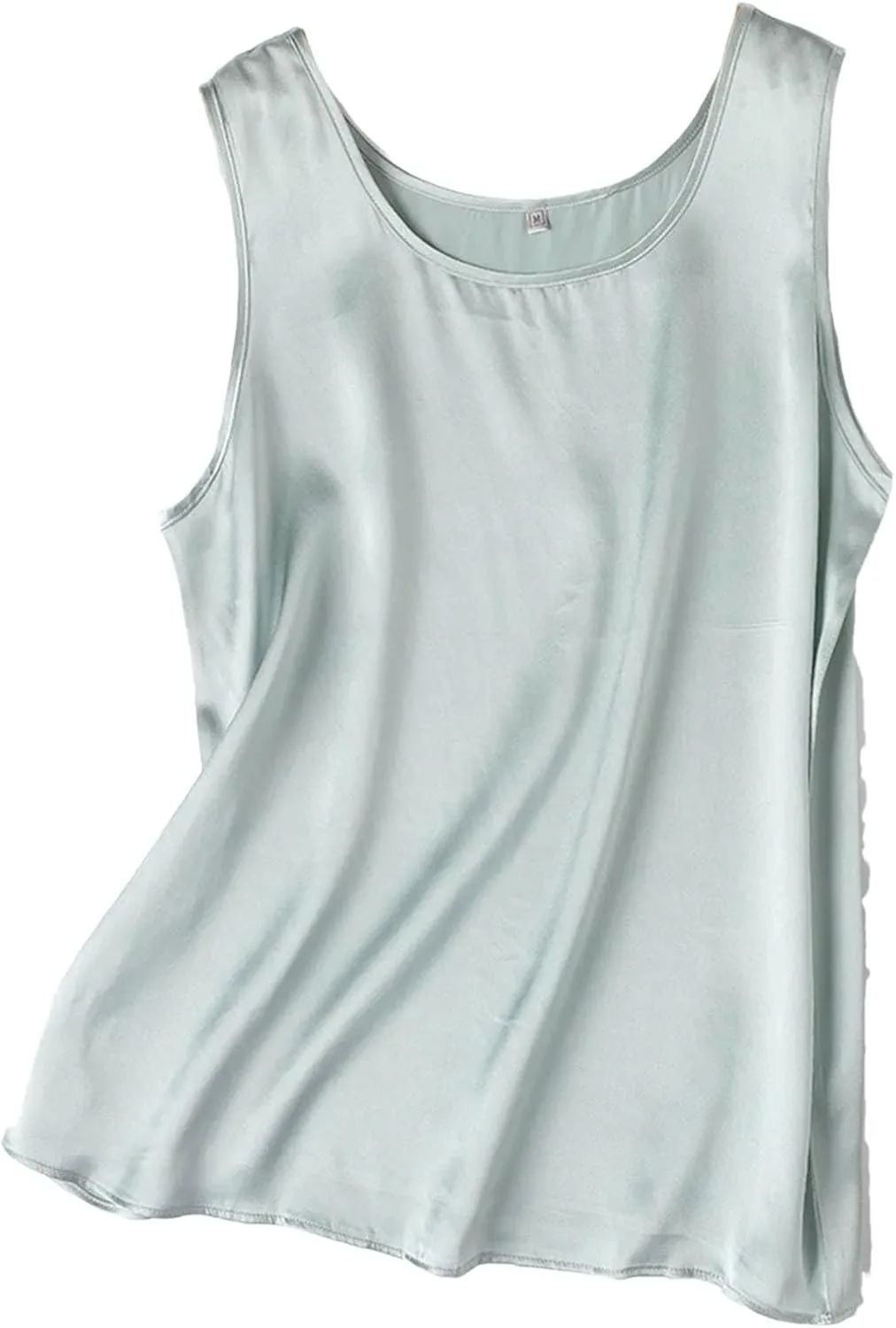 Women's Summer Silk Satin Camisole Tank Tops for Women Trendy Basic Sleeveless Camisole Vests