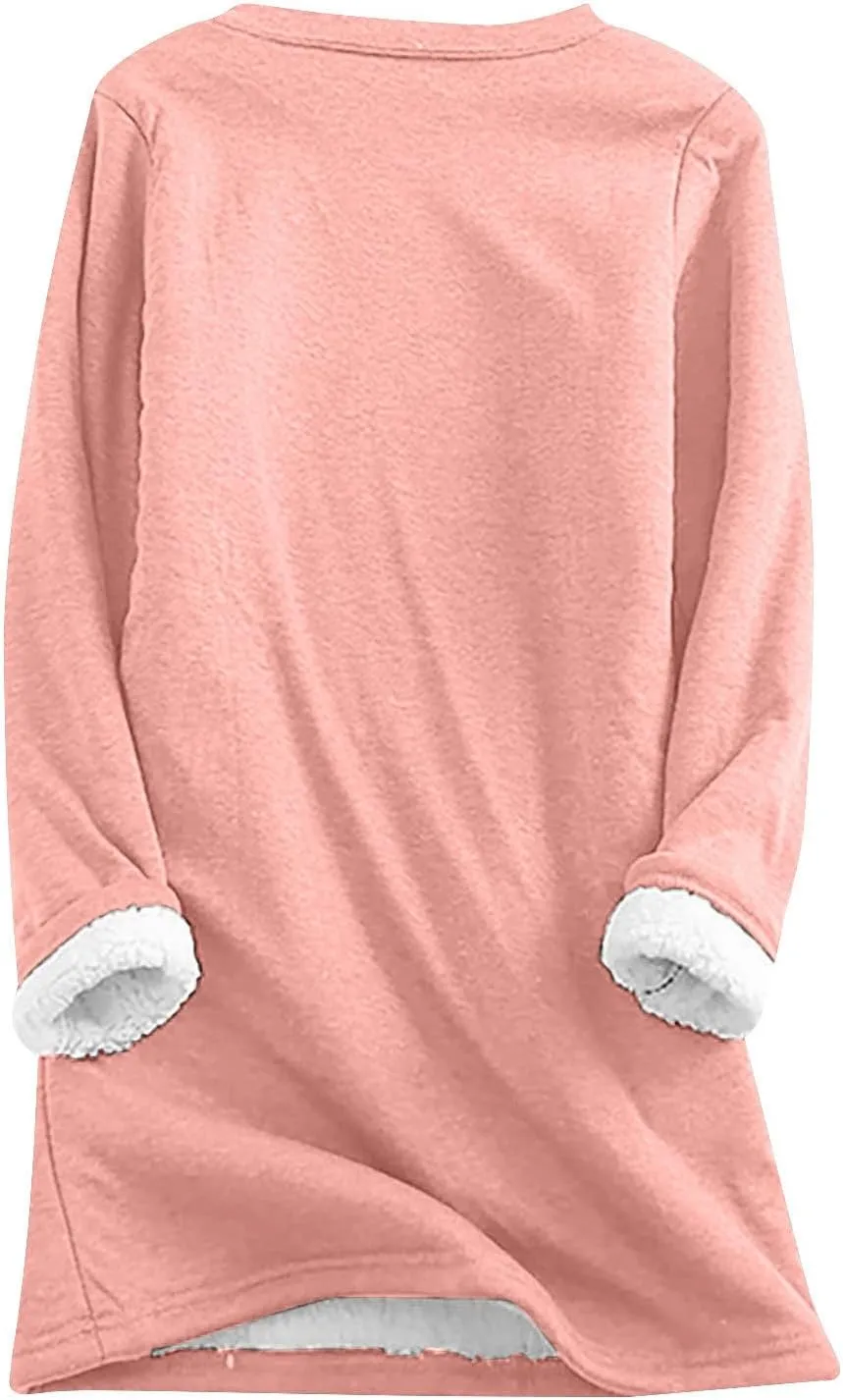 Yes I'm Still Freezing -Me 24:7 Sherpa Lined Loungewear Set for Women Fleece Sweatshirt &Sweatpant 2 Piece Outfits