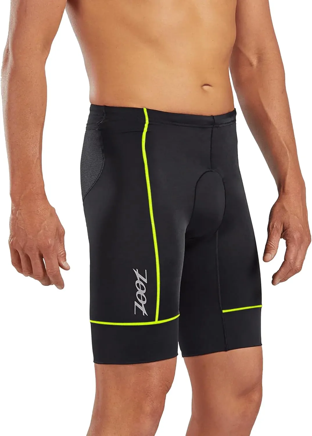 Zoot Mens Core 9-Inch Tri Shorts, Quick Dry Performance Triathlon Shorts with Cycling Chamois Pad, Pockets & UPF 50  Fabric
