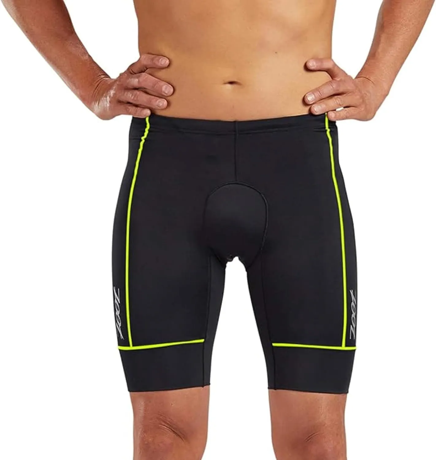 Zoot Mens Core 9-Inch Tri Shorts, Quick Dry Performance Triathlon Shorts with Cycling Chamois Pad, Pockets & UPF 50  Fabric